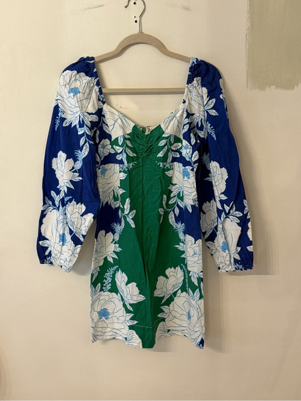 Farm Rio Blue & Green Floral Women’s Dress